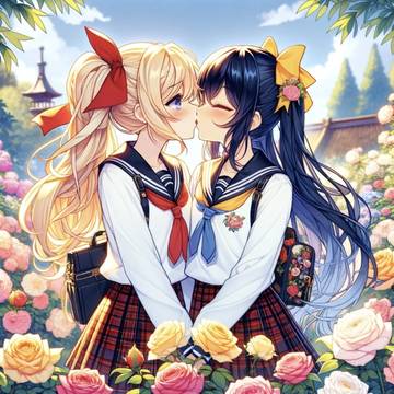 薔薇の園にて