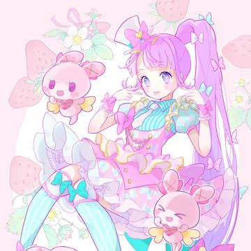 リボンいっぱいのんコーデ