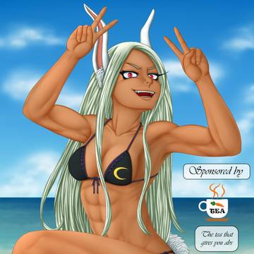 Rumi Usagiyama at the beach