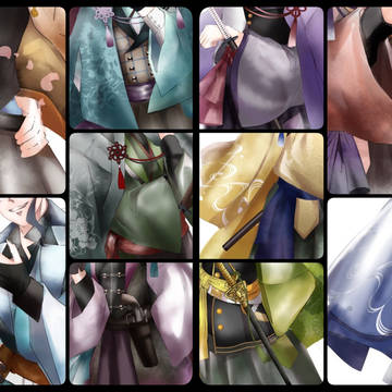 ワンチケ展示⑤こいばく1周年記念イラスト(一部先行公開)