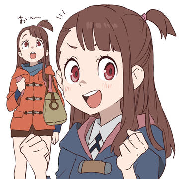 リトルウィッチアカデミアの絵とか