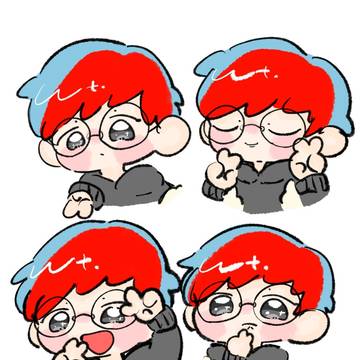 ※ちいかわパロ／✌️ボタちゃん