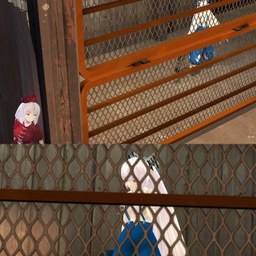 Mokou gets a lil bit owned
