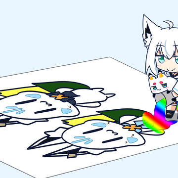 色塗りフブさん