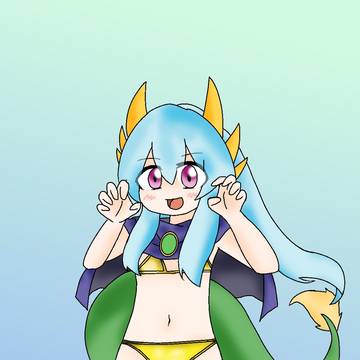 うちのこ 金色ビキニ