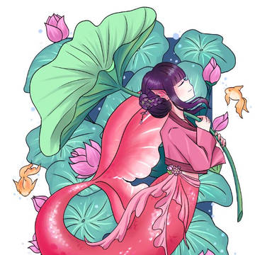 Lily Pond Mermaid