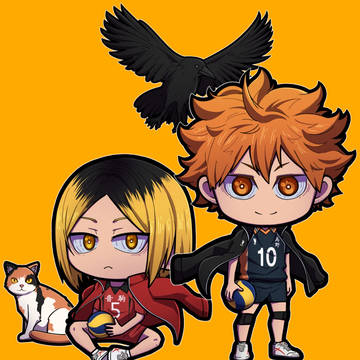 HAIKyuu HInata ANd KENmA CHIBI