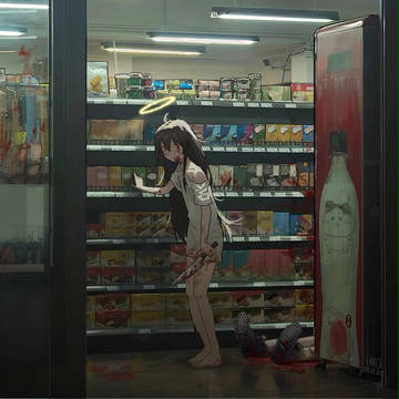 コンビニ 天使の女の子