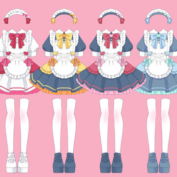 ♥️💛maid color variation️