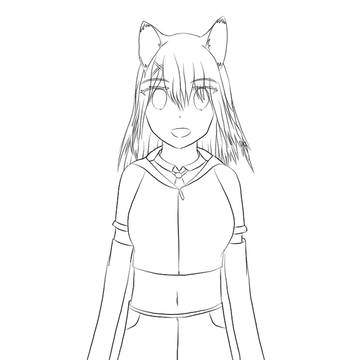 rkgk かわいい女の子 JK 獣耳