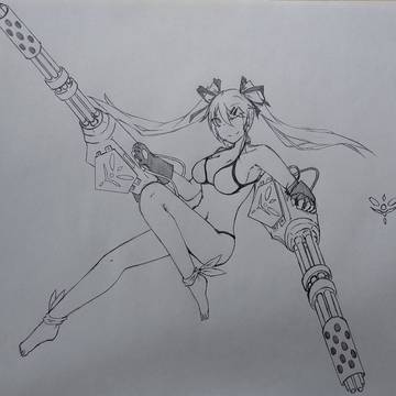 昔描いたキャラをかいたよ。