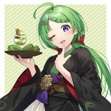 抹茶モチーフ