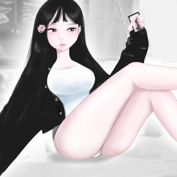 korean student girl