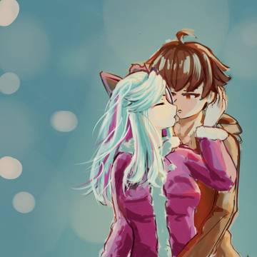 Quga_a & Houkarito in winter