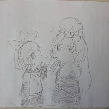 最近の落書きと完成形のやつ(ボカロだけ)