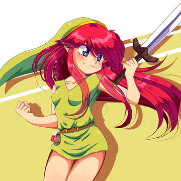 Linka_Pink Hair Female Link