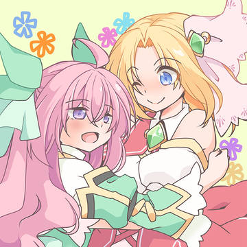 仲良しでダブルでプリンセス