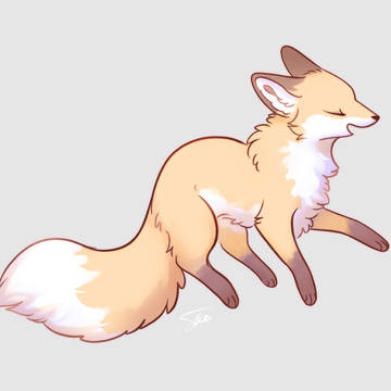 狐ちゃんイラストlog