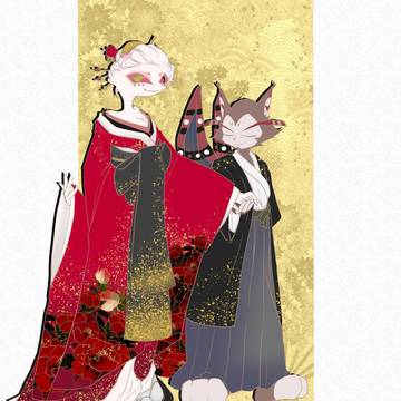 ハスエン(花魁道中)