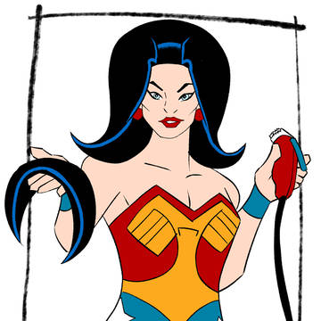 Classic Wonder Woman Buzzcut