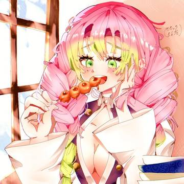蜜璃ちゃん描いてみました！