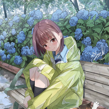 雨、あがったね