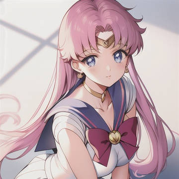 セーラー戦士　セーラームーン　AI画像