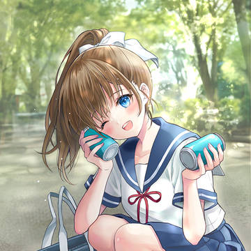 初夏のセーラーポニテさん