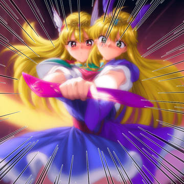 マジカルプリンセスと暗黒プリンセスの共闘