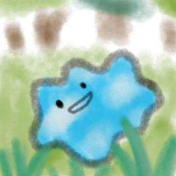 水たまりに変身したメタモン