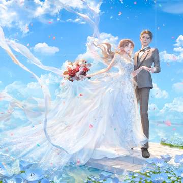 Fantasy wedding dress