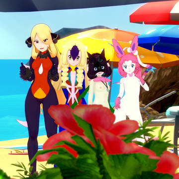 Fused pokegirls