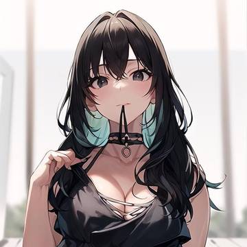 黑色系高冷姐姐