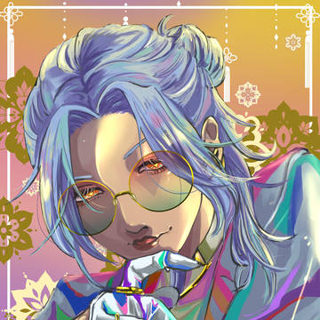 三角バースデーイラスト2024