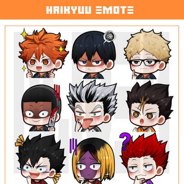 HAIKyuu EMOTE CHIBI