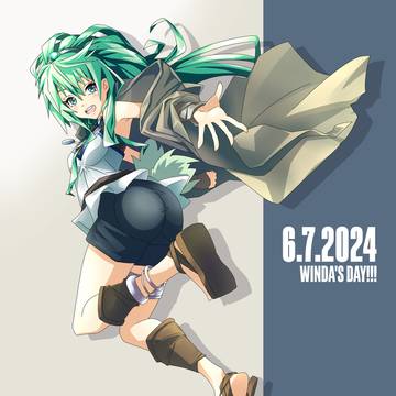 6月7日にウィンダを描きました！