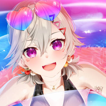 めとさんとナイトプール