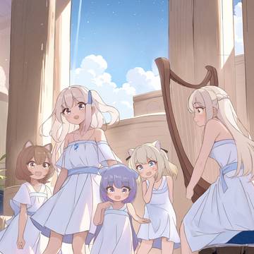 イメージイラスト　〜ふもとの町の礼拝堂にて