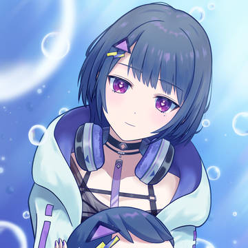 泡色模様