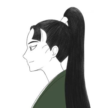 横顔