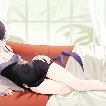 鬼方カヨコ(ドレス)（黑白丝差分）