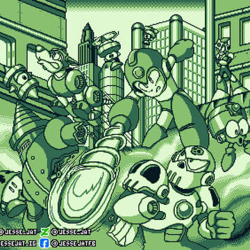 Rockman World 3 Pixel Art