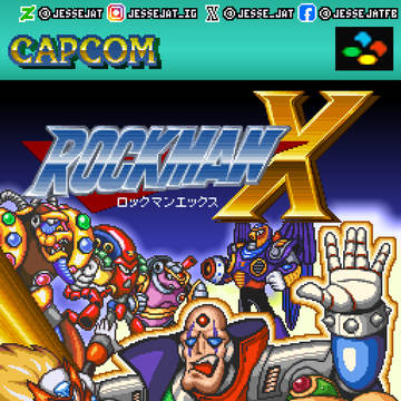 Rockman X SFC Pixel Art