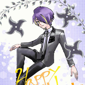 忍誕生日イラスト