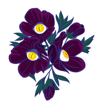 Evil garden: eyes