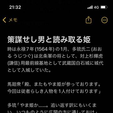 多琉家物語【策謀せし男と読み取る姫】