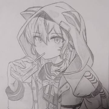 すいちゃん書きました！