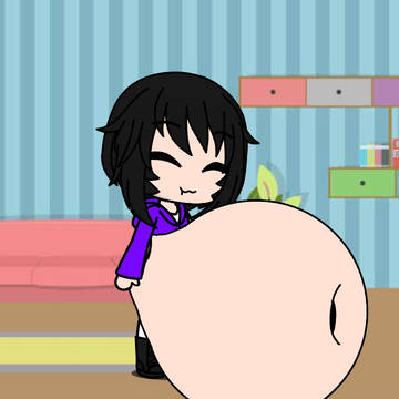 Enya comio mucha comida