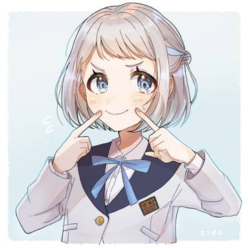 笑顔特訓中！