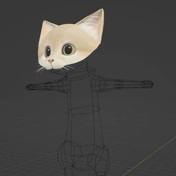 スナネコ3D 作成中